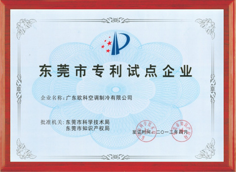 東莞市專利試點(diǎn)企業(yè)